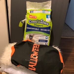 Hartz Halloween Dog Costume - Black and Orange